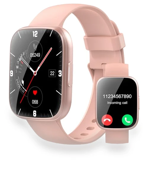 Smart Watch with Bluetooth Call, 1.95" HD Touch Screen, Fitness & Sleep Tracker — Smartwatches, Puqo