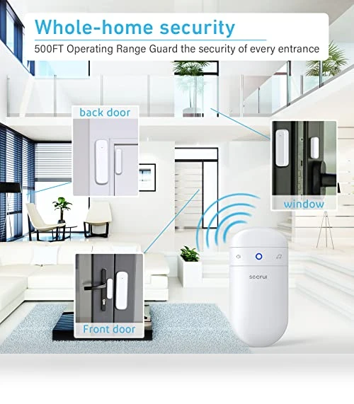 Wireless Door Chime with 500ft Range, 52 Chime Options — Kits