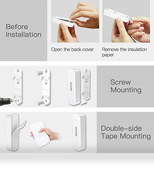 Wireless Door Chime with 500ft Range, 52 Chime Options — Kits