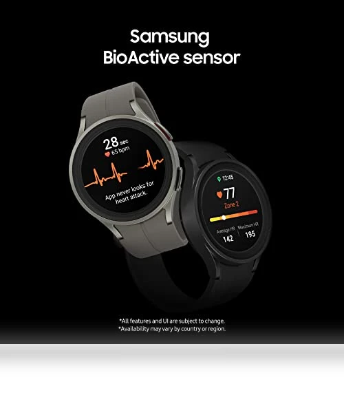 Galaxy Watch 5 Pro 45mm Bluetooth Smartwatch with Health Tracker — Smartwatches, Samsung
