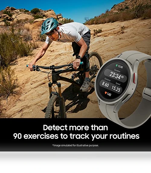 Galaxy Watch 5 Pro 45mm Bluetooth Smartwatch with Health Tracker — Smartwatches, Samsung