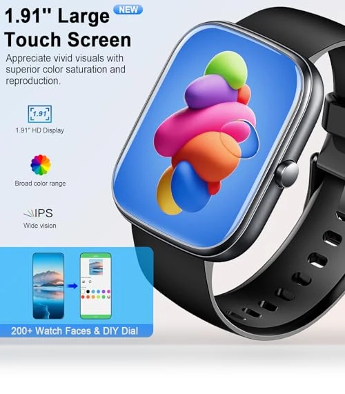 2025 HD 1.91" Smartwatch with Call Function, 112+ Sports Modes, Fitness Tracker — Smartwatches, uaue