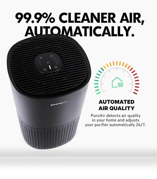 HEPA Air Purifier for Large Rooms Up To 1,000 Sq Ft — Air Ionizers, PuroAir