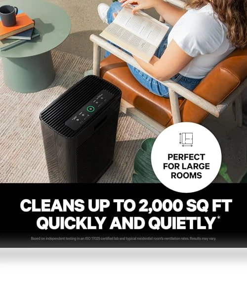 HEPA Air Purifier for Large Rooms - 2,000 Sq Ft Coverage — Electrostatic Air Purifiers, PuroAir
