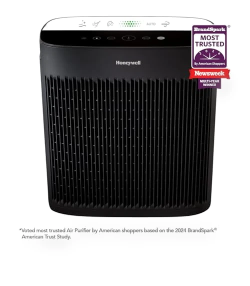 HEPA Air Purifier for Extra-Large Rooms with Air Quality Monitor — Air Purifier Components & Enhancements, Honeywell
