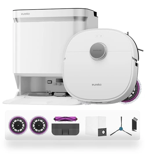 Ultra Robot Vacuum and Mop with Self Emptying Base — Smart Cleaning Robots, Eureka