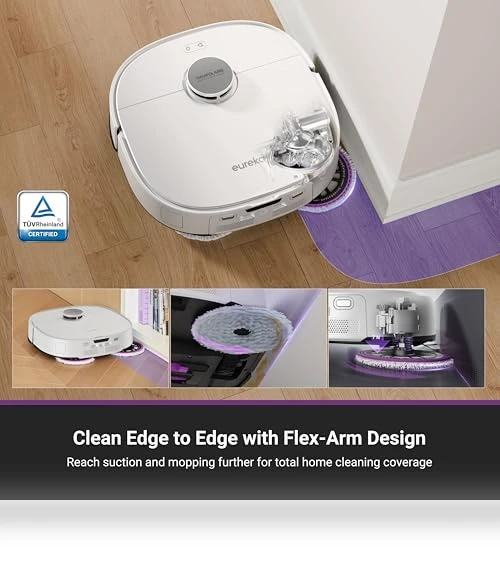 Ultra Robot Vacuum and Mop with Self Emptying Base — Smart Cleaning Robots, Eureka