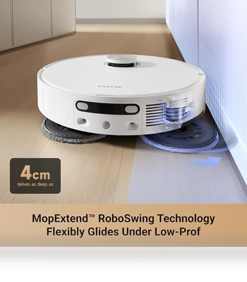 Robot Vacuum and Mop with 10,000Pa Suction, MopExtend Technology — Smart Cleaning Robots, Dreame