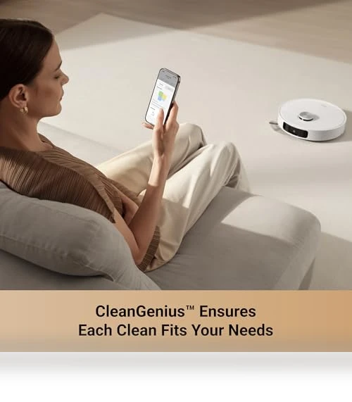 Robot Vacuum and Mop with 10,000Pa Suction, MopExtend Technology — Smart Cleaning Robots, Dreame
