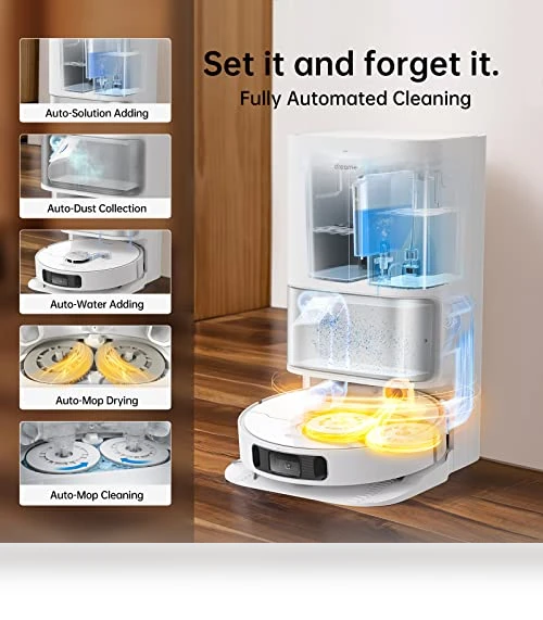 L10s Ultra Robot Vacuum and Mop Combo with Self-Emptying Base — Smart Cleaning Robots, Dreame