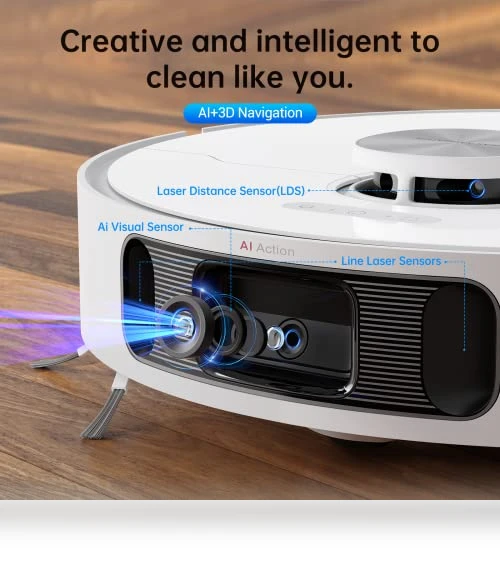 L10s Ultra Robot Vacuum and Mop Combo with Self-Emptying Base — Smart Cleaning Robots, Dreame