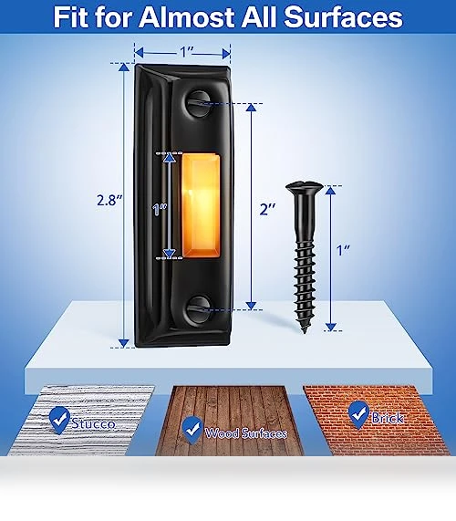 Heavy Duty Metal Doorbell Push Button with LED Light — Push Buttons, Dreyoo