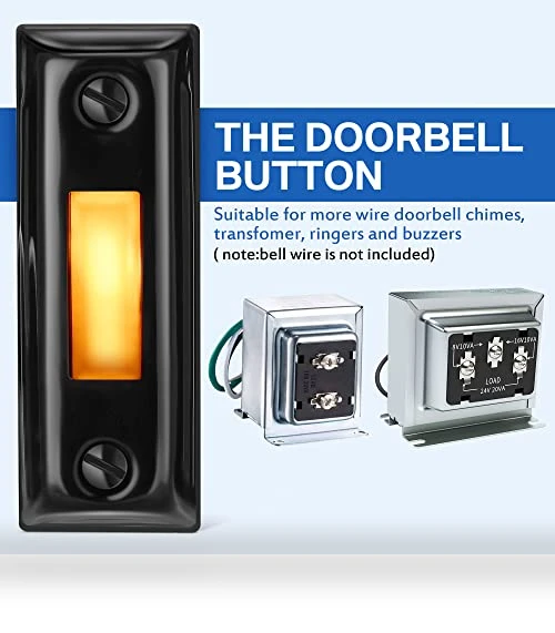 Heavy Duty Metal Doorbell Push Button with LED Light — Push Buttons, Dreyoo