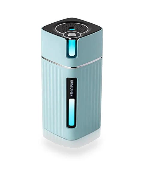 Mini Ultrasonic Humidifier with Night Light - 300mL USB Air Moisturizer — Air Moisturizers, Fidgylia