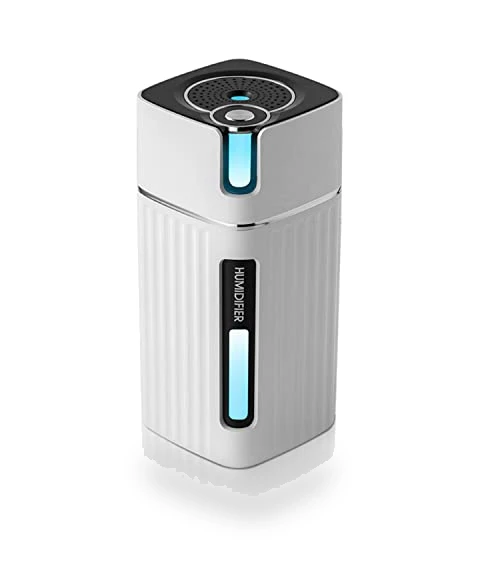 Mini Ultrasonic Humidifier with Night Light - 300mL USB Air Moisturizer — Air Moisturizers, Fidgylia