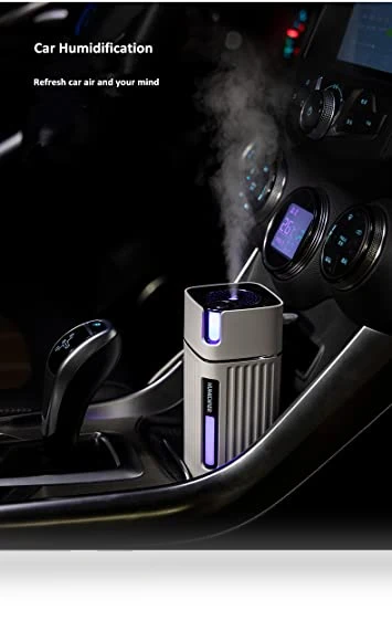 Mini Ultrasonic Humidifier with Night Light - 300mL USB Air Moisturizer — Air Moisturizers, Fidgylia