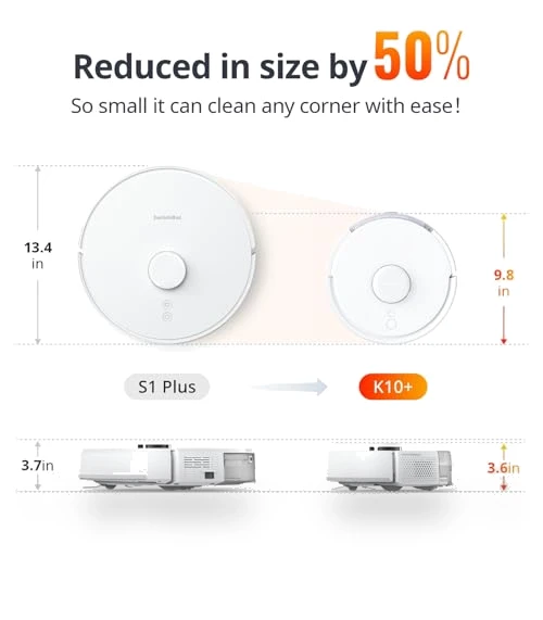 Mini Robot Vacuum and Mop Combo with Self-Emptying Base, LiDAR Navigation — Smart Cleaning Robots, SwitchBot