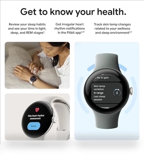 Pixel Watch 2 Smartwatch with Fitbit Features - Heart Rate Tracking, Stress Management — Smartwatches, Google