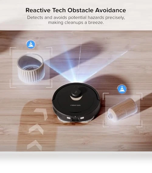 Robot Vacuum and Mop with Auto-Drying and Washing, 5500Pa Suction — Smart Cleaning Robots, Roborock