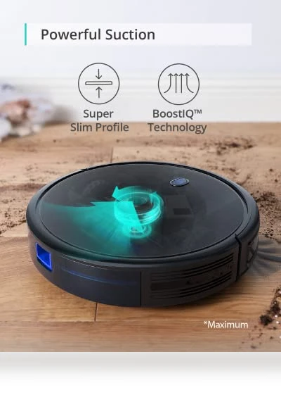 Robot Vacuum Cleaner, Super Thin, Powerful Suction, Quiet, Self-Charging — Smart Cleaning Robots, eufy