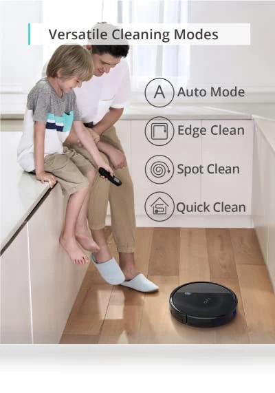 Robot Vacuum Cleaner, Super Thin, Powerful Suction, Quiet, Self-Charging — Smart Cleaning Robots, eufy