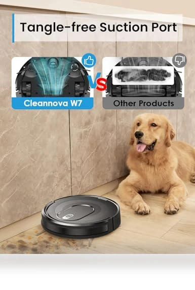 Robot Vacuum and Mop Combo for Pet Hair, 2-in-1 Mopping Robotic Vacuum Cleaner — Smart Cleaning Robots, PSUK
