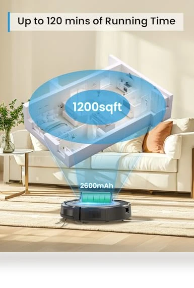 Robot Vacuum and Mop Combo for Pet Hair, 2-in-1 Mopping Robotic Vacuum Cleaner — Smart Cleaning Robots, PSUK