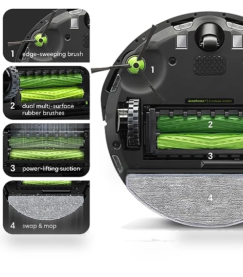 Robot Vacuum & Mop with Smart Mapping - Ideal for Pet Hair, Carpet and Hard Floors — Smart Cleaning Robots, iRobot