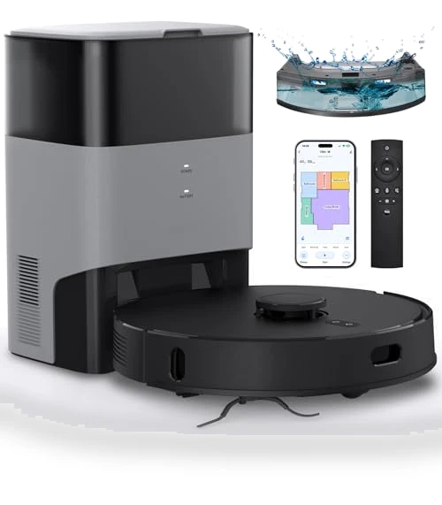 Self-Emptying Robot Vacuum and Mop Combo with 60-Day Capacity — Smart Cleaning Robots, FIXR