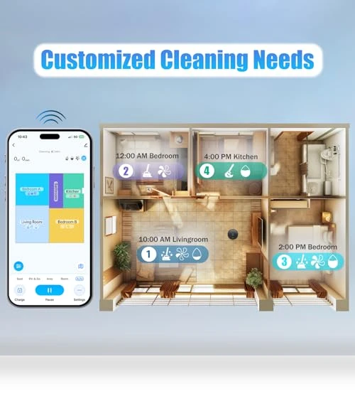 Self-Emptying Robot Vacuum and Mop Combo with 60-Day Capacity — Smart Cleaning Robots, FIXR