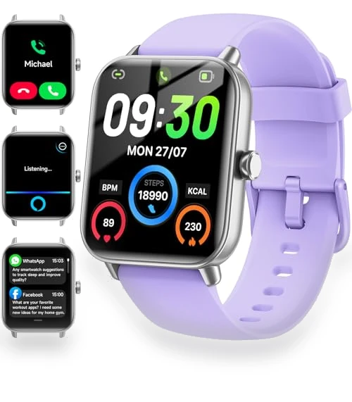 Smart Watch for Women with Alexa, Fitness Tracker, Heart Rate Monitor — Smartwatches, Hingso