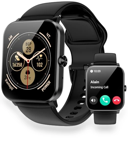 1.85" HD Fitness Smartwatch with Bluetooth Calling — Smartwatches, QONBINK