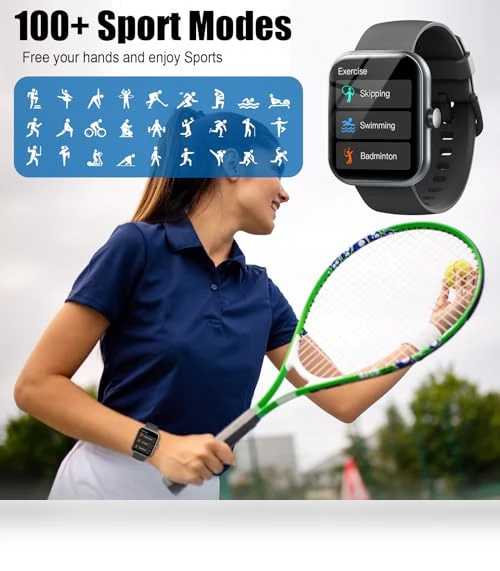 1.96" Fitness Tracker Smartwatch with Heart Rate Monitor — Smartwatches, Coucur
