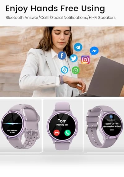 Smart Watch for Women with Heart Rate Monitor and Fitness Tracking — Smartwatches, Sanorum