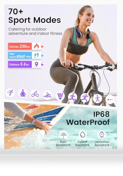 Smart Watch for Women with Heart Rate Monitor and Fitness Tracking — Smartwatches, Sanorum