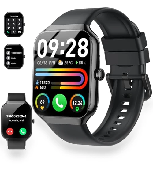 2025 Smart Watch with Bluetooth Call, 1.96" HD Fitness Tracker — Smartwatches, Motast