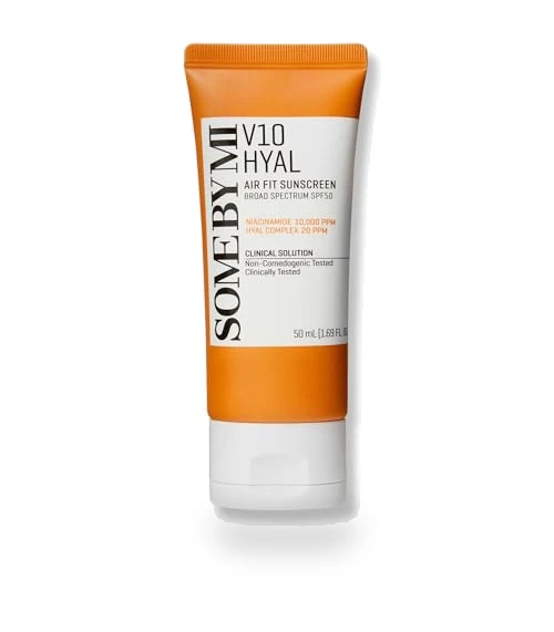 V10 Hyal Air Fit Sunscreen SPF 50 - Korean Centella Sunscreen for Sensitive Skin — Post-Sun Care, SOME BY MI