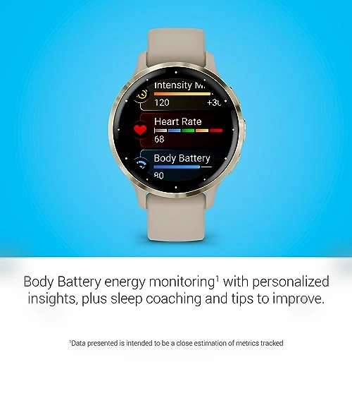 Venu 3S Smart Watch with AMOLED Display and Built-in GPS — Smartwatches, Garmin