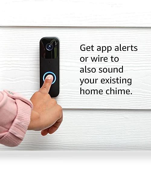 Video Doorbell, Two-way audio, HD video, motion and chime app alerts, Alexa enabled — Smart Home Security, Blink