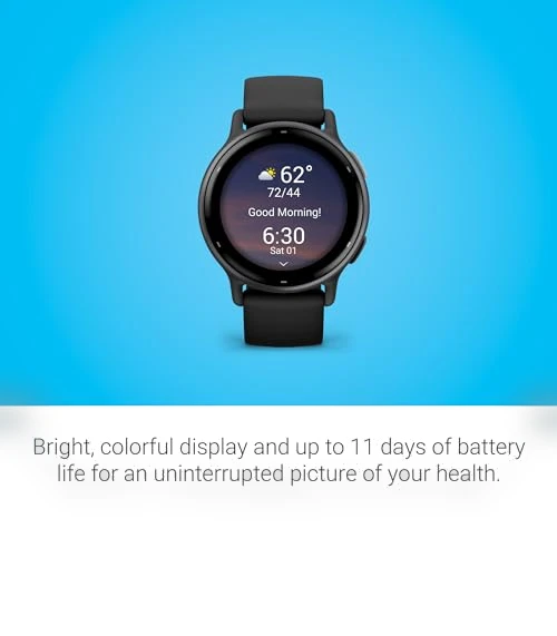 Health and Fitness GPS Smartwatch with AMOLED Display — Smartwatches, Garmin