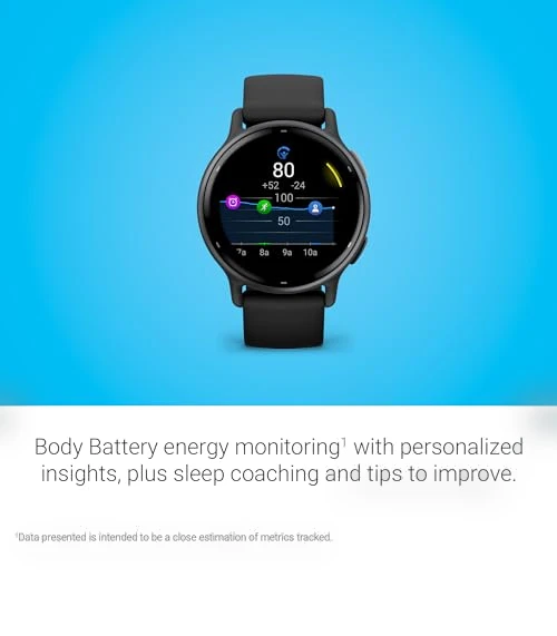 Health and Fitness GPS Smartwatch with AMOLED Display — Smartwatches, Garmin