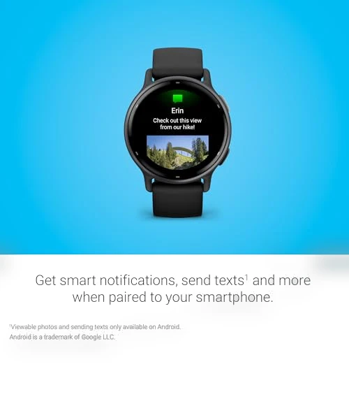 Health and Fitness GPS Smartwatch with AMOLED Display — Smartwatches, Garmin