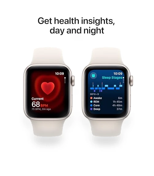 Smartwatch with Fitness and Sleep Trackers, Crash Detection, Heart Rate Monitor — Smartwatches, Apple
