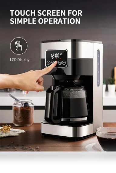 10-Cup Programmable Coffee Maker with Strong Brew Option — Coffee Makers, SHARDOR