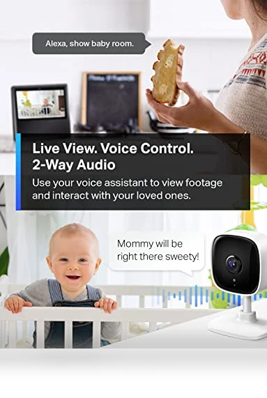 1080P Indoor Security Camera — Smart Home Security, TP-Link