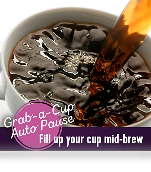 12-Cup Black Coffee Maker with Auto Pause and Glass Carafe — Coffee Makers, Mr. Coffee