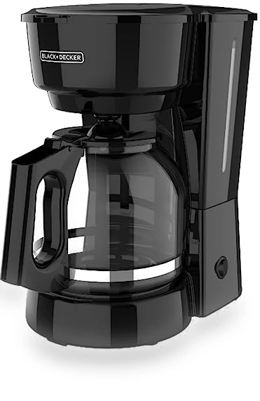 12-Cup Coffee Maker with Easy On/Off Switch, Non-Drip Carafe — Coffee Makers, BLACK+DECKER