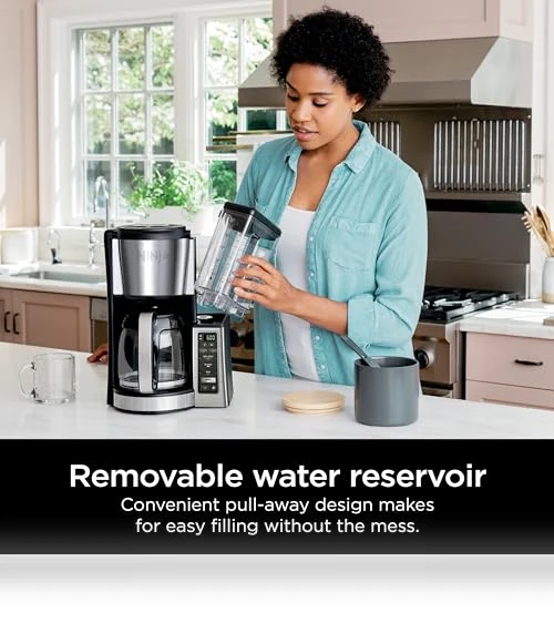12-Cup Programmable Coffee Brewer with Adjustable Warm Plate — Coffee Makers, Ninja