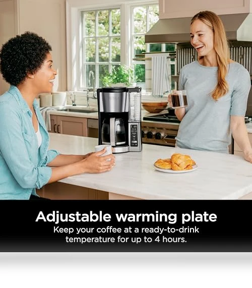 12-Cup Programmable Coffee Brewer with Adjustable Warm Plate — Coffee Makers, Ninja
