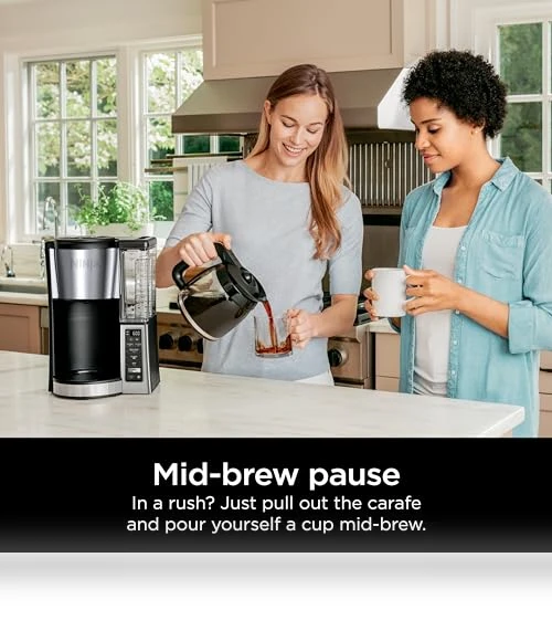 12-Cup Programmable Coffee Brewer with Adjustable Warm Plate — Coffee Makers, Ninja